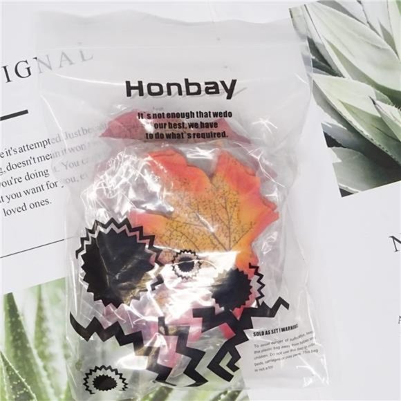 200PCS 8cm/3.1inch Assorted Color Artificial Maple Leaves Fall Leaves Weddings - Picture 6 of 7